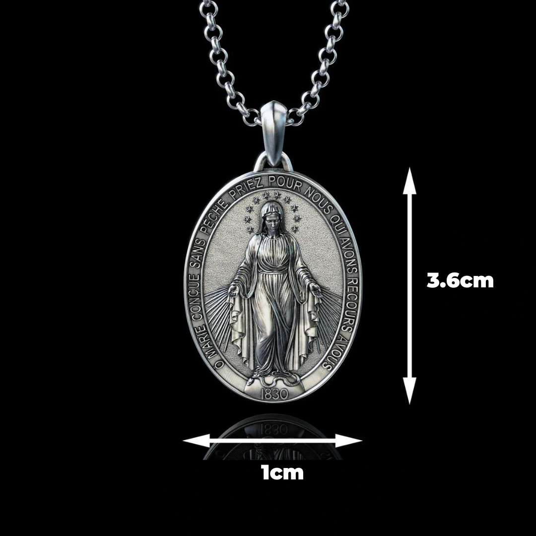 Our Lady Miraculous Medal in Silver